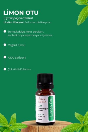 Onka Farma %100 Saf Limon Otu Uçucu Yağı - 10 ml - 3