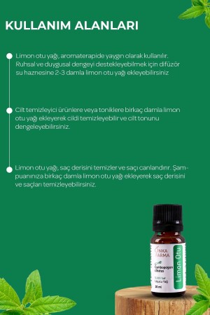 Onka Farma %100 Saf Limon Otu Uçucu Yağı - 10 ml - 4