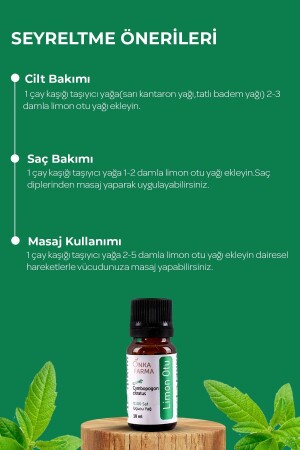 Onka Farma %100 Saf Limon Otu Uçucu Yağı - 10 ml - 5