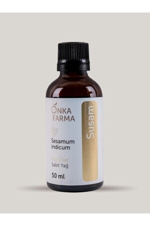 Onka Farma %100 Saf Susam Yağı - Soğuk Sıkım - 50 ml - 1