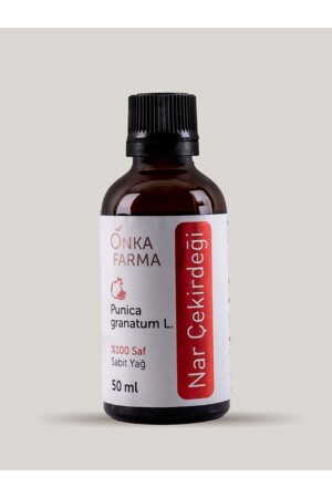 Onka Farma Granatapfelkernöl – 100 % reines Granatapfelkernöl – kaltgepresst – 50 ml - 2