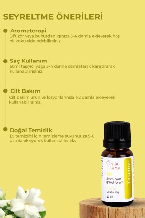 Onka Farma Yasemin Yağı - %100 Saf Ve Doğal Katkısız Uçucu Yağ - 10 ml - 5