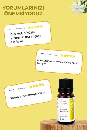 Onka Farma Yasemin Yağı - %100 Saf Ve Doğal Katkısız Uçucu Yağ - 10 ml - 7