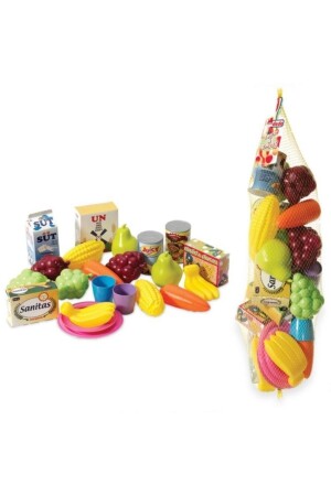 Opportunityproduct Teller Teller Set/Netz Obst Gemüse Set Housekeeping Küche Spielsets 2er Set Q5Q837 - 6