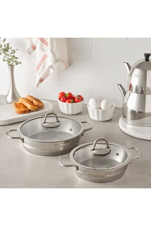 Optima Didim 4 Parça Çelik Sahan Seti H-ÇSS_4T - Hisar