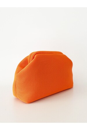Orangefarbene Clutch-Handtasche für Damen HYBSCNDYC - 1