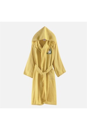 Ördek Nakışlı Çocuk Müslin Bornoz MIMUBM136CK22FS1 - Miespiga