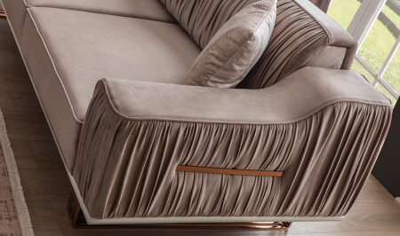 Orenda Cremefarbenes Sofa - 5