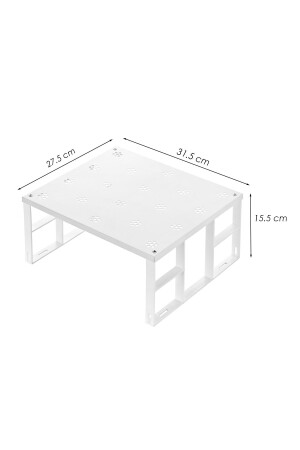 Org-01 4 Regal-Organizer, Schrank-Organizer, Regalplatte, Glasregal, Regalerhöhung - 4