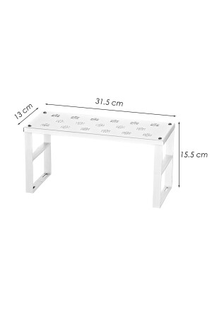 Org-02 4 Regal-Organizer, Schrank-Organizer, Regalplatte, Glasregal, Regalerhöhung - 5