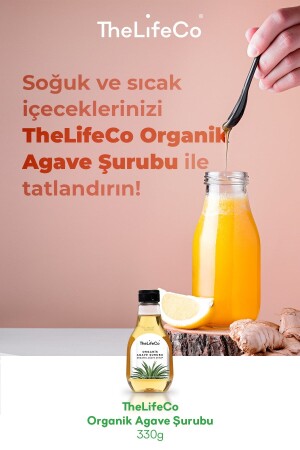 Organik Agave Şurubu 330 G (vegan, Bitkisel, Rafine Edilmemiş Şeker Alternatifi) 8680088120511 - 4