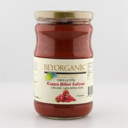 Organik Biber Salçası 660cc TUZSUZ - shifaah