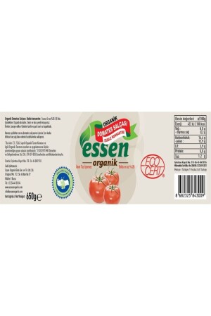 Organik Domates Salçası (tuzsuz) 650 Gr - 3