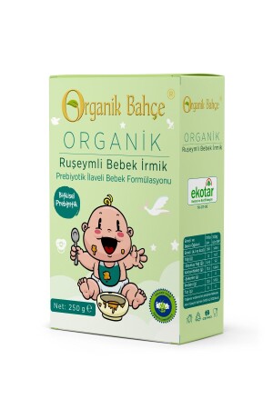 Organik Ruşeymli Bebek Irmik 250 gr - 1