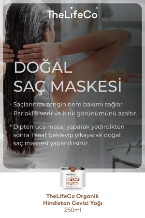 Organik, Soğuk Sıkım Hindistan Cevizi Yağı 250 Ml (vegan) PRA-2898876-6638 - 6