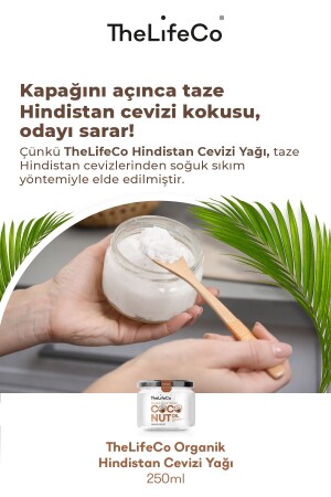 Organik, Soğuk Sıkım Hindistan Cevizi Yağı 250 Ml (vegan) PRA-2898876-6638 - 8