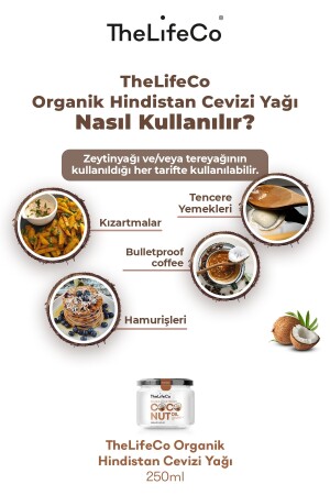 Organik, Soğuk Sıkım Hindistan Cevizi Yağı 250 Ml (vegan) PRA-2898876-6638 - 9