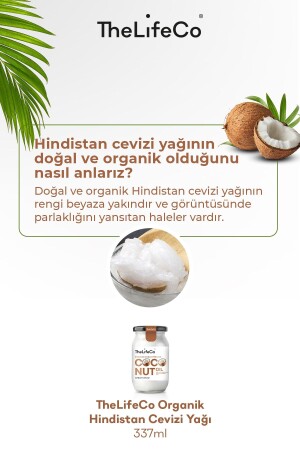 Organik- Soğuk Sıkım Hindistan Cevizi Yağı 337 Ml (vegan) - 5