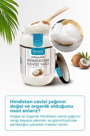 Organik- Soğuk Sıkım Hindistan Cevizi Yağı 337 ml X 2 Adet (VEGAN) - 3