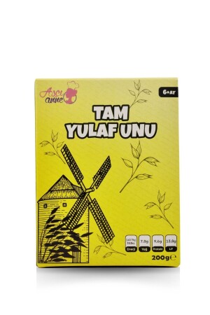 Organik Tam Yulaf Unu (6 AY) 200 Gr. - 1