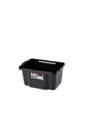 Organizer-Box 6–8 Liter, schwarz, lebensmittelgeeignet, tragbarer Koffer Nr. 1 – Bo452 - 1