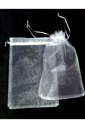 Organza-Tüllbeutel – 10 Stück (20 x 30 cm) Schal, Schreibschal, Hochzeitshandtuch, Mitgift-Handtuchbeutel - 9