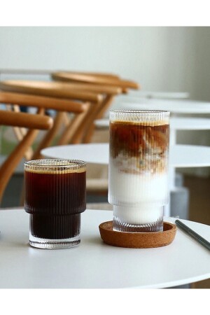 Origami-Glas 450 ml Espresso-Glas Latte-Glas Kaffee-Glas Präsentations-Pinterest-Glas - 2