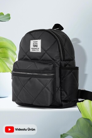 Original Damen-Rucksack mit großem Volumen, Komfortmodell, 4 Fächer, für Reisen, Schule, Sport, Alltag - 3