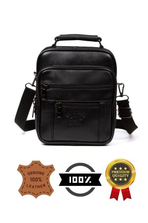 Original Herren-Hand- und Umhängetasche aus echtem Leder, dehnbare Stahltasche LT-5323 - 1