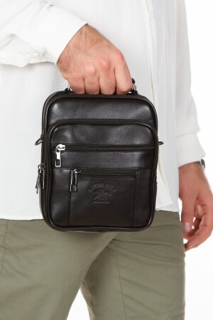 Original Herren-Hand- und Umhängetasche aus echtem Leder, dehnbare Stahltasche LT-5323 - 3