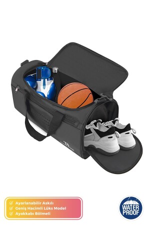 Originale Unisex-Sporttasche für Reisen, Training, Fitnessstudio, Fitness, mit Vordertasche und Schuhfach - 1