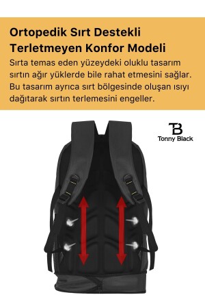 Orijinal Körüklü Ortopedik Konfor Modeli Çok Gözlü Gezi Seyahat Yürüyüş Dağcı Kamp Spor Sırt Çantası - 4