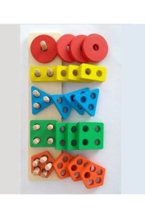 Orjinal Ahşap Bultak Zeka Ve Motor Hareketleri Gelişimi - Fisher Kids