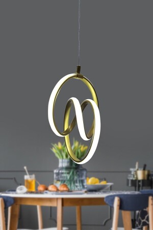 Orjinal Imza Modern Gold Kasa Beyaz Işık Led Avize Imza Ledli Avize TYC00625160992 - 2