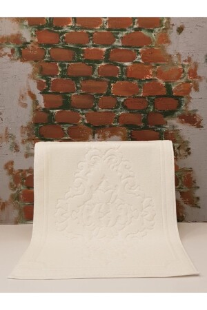 Ornament Fußhandtuch 2 Stück – Creme PRA-5403106-3600 - Özdilek