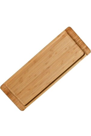 Mittelgroßer rechteckiger langer Bambus-Präsentationsteller/Präsentationstablett 35 cm PRA-5455699-9226 - TEKNO İSTANBUL