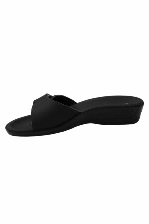 Orthopädische anatomische Sohle Siena-4 Schwarz Bequeme Hausschuhe SIENA-4-BLACK-K - 1