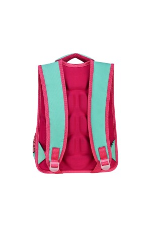 Orthopädische Grundschultasche mit Steinherzmuster und Lunchbox, Fuchsia - 4