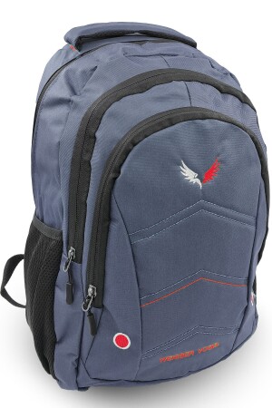 Orthopädischer Alltagsrucksack, Unisex, Herren, Damen, mittlere Größe, Mittelschule, Oberschule, Schulrucksack, Marineblau, 9-SER8975 - 3