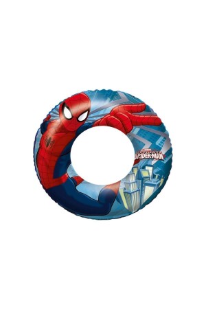 Örümcek Adam Lisanslı Yüzme Seti Havuz Deniz Topu Kolluk Simit Spiderman Kolluk Simit Top set - 5