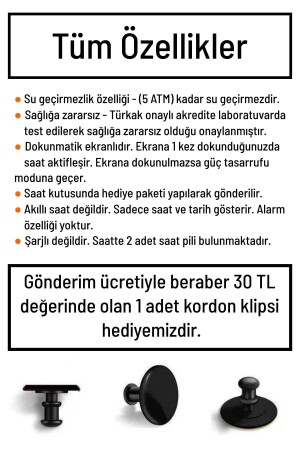 Örümcek Adam Spiderman Figürlü Dijital Led Çocuk Saati Dokunmatik Ekranlı Su Geçirmez (SİYAH) - 4