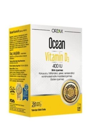 Orzax Vitamin D3 400iu Spray 20ml - 1