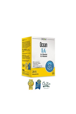 Orzax Vitamin D3 K2 Damla 20ml - 1