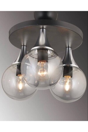 النمط الحديث من النمط الثلاثة مع زجاج مدخن - OSC HOME AYDINLATMA TASARIM