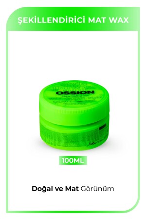 Ossion Mat Saç Şekillendirici Wax 100 ml - 1