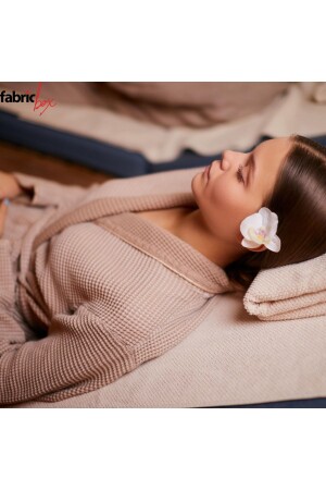 Otel & Spa Waffle Pike Bornoz - Fabric Box