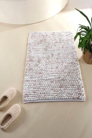 Ottova Badematte aus 100 % Baumwolle, Beige, 70 x 110 cm, 13507218596 - 3