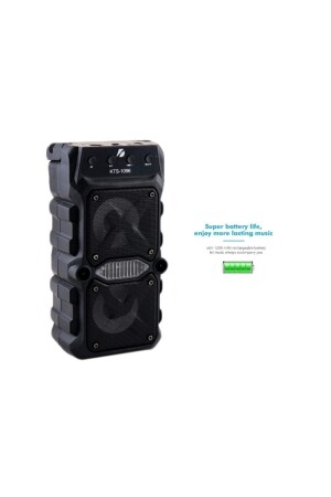 Outdoor Parti Hoparlörü Bluetooth Hoparlör 3 Inç × 2 Kablosuz Speaker Ses Bombası Radyo-usb-tf Giriş 1096 - 7