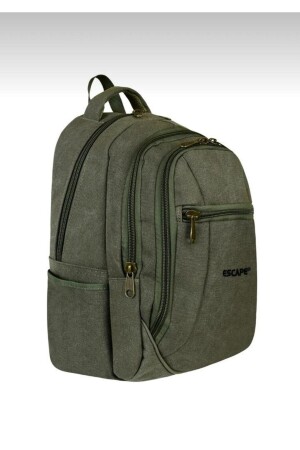 Outdoor-Rucksack aus Canvas-Stoff, Sportschultasche mit Laptopfach 854756 - 6