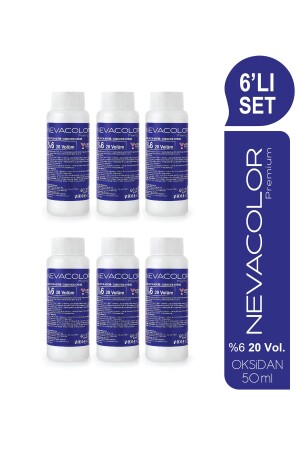 Oxidationscreme 50 ml – 20 Vol. 6 % 6 Packungen - 1